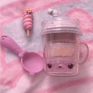 Cute Bear-Themed Kids Toy Set - Pink